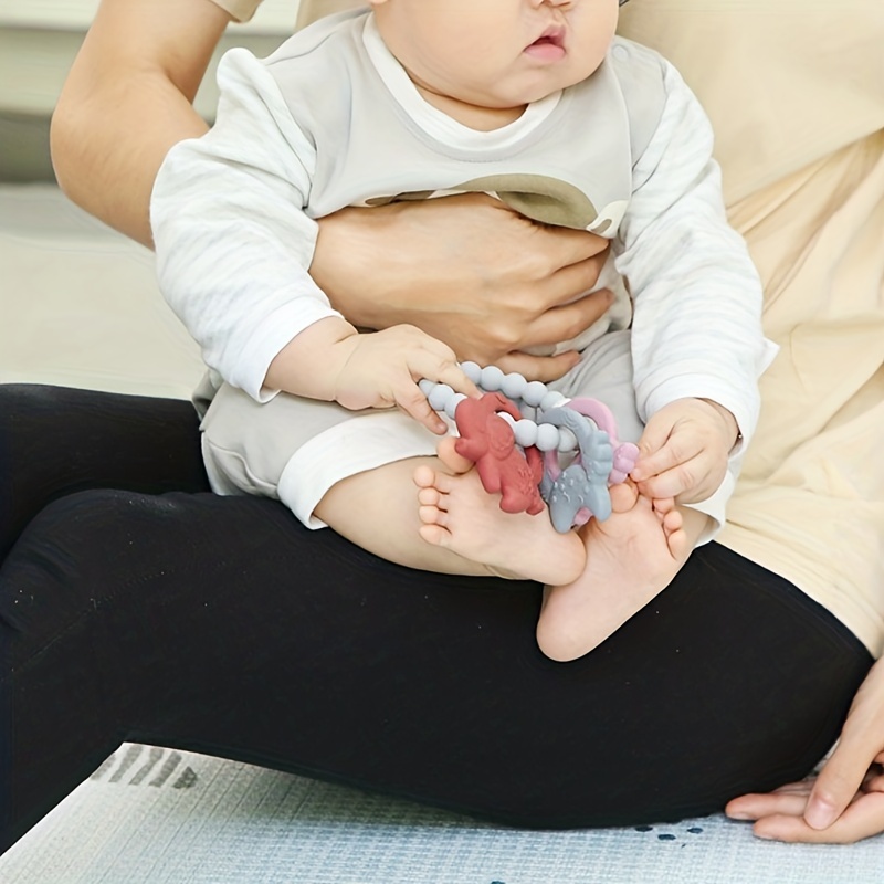 Jouet De Dentition En Silicone Pour Bébé, Anneau De Dentition Pour Bébé Pour  Les Besoins De Succion, Anneau De Dentition Souple De Qualité Alimentaire -  Temu France