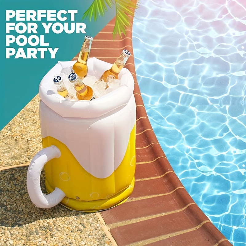 1pc pvc ice bucket inflatable ice bucket beer glass Temu