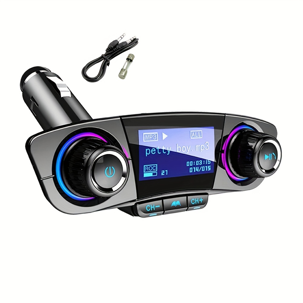 Bluetooth Auto FM Transmitter Radio Adapter MP3 Player