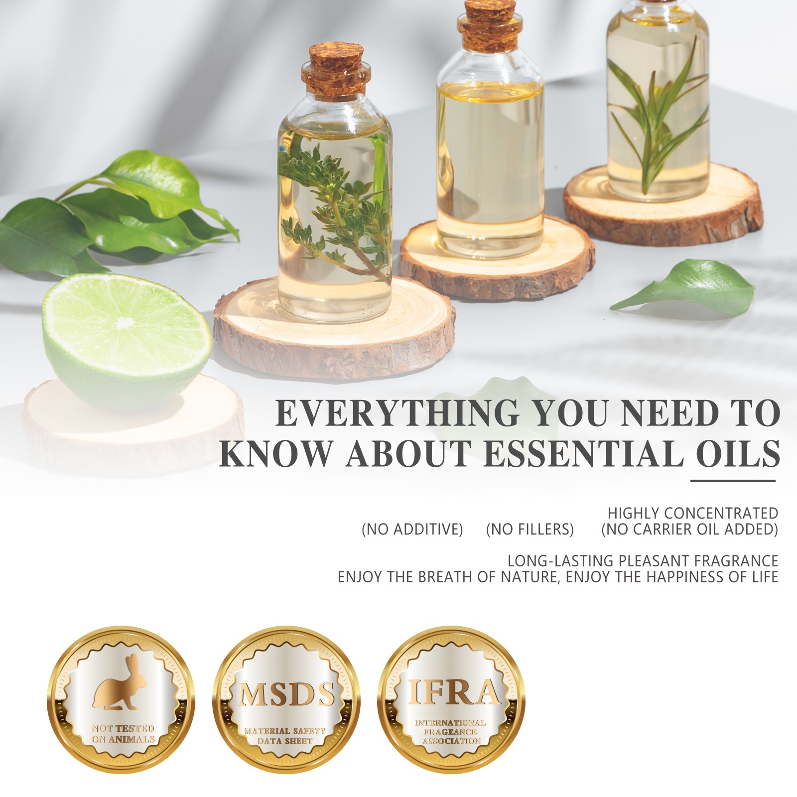 Essential Oils Set Lavender Eucalyptus Ylang Ylang Vanilla - Temu