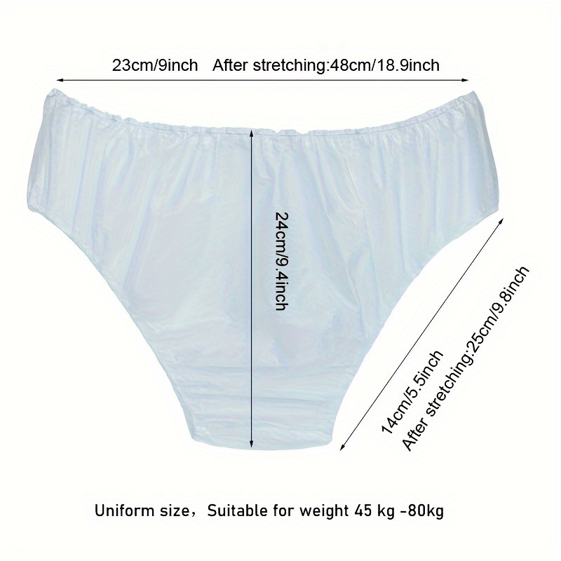 Non-Woven Sweat Sauna Disposable Brief Underwear Women's Panties