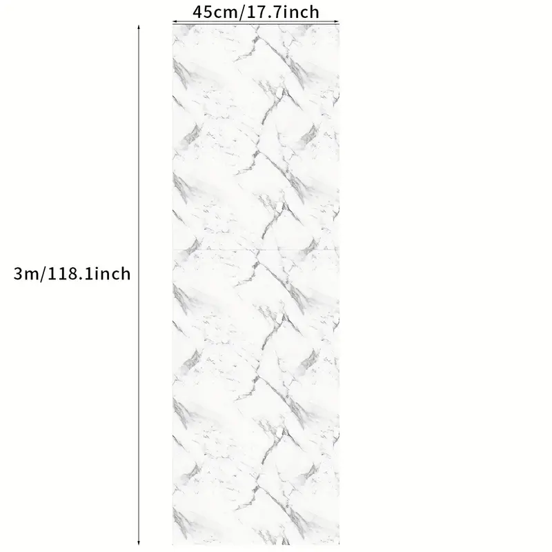 VOLEAAR Papel de contacto blanco de 15.7 x 196 pulgadas, papel tapiz de  vinilo autoadhesivo de color liso blanco puro, autoadhesivo, impermeable,  de