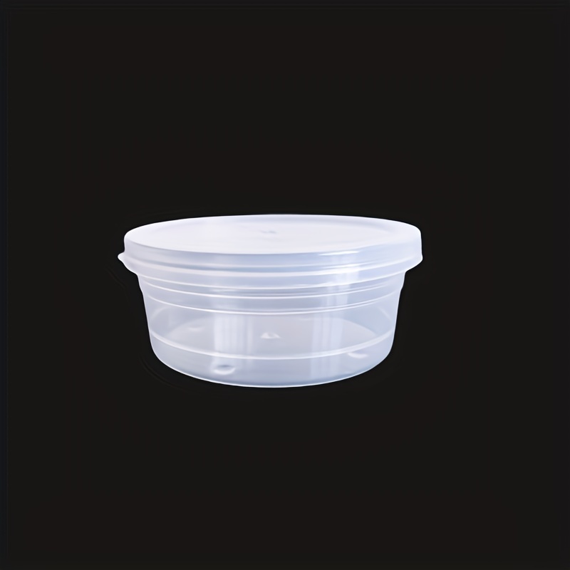 10 Pcs 30g Round Plastic Cosmetic Jar Water Proof Portable Containers