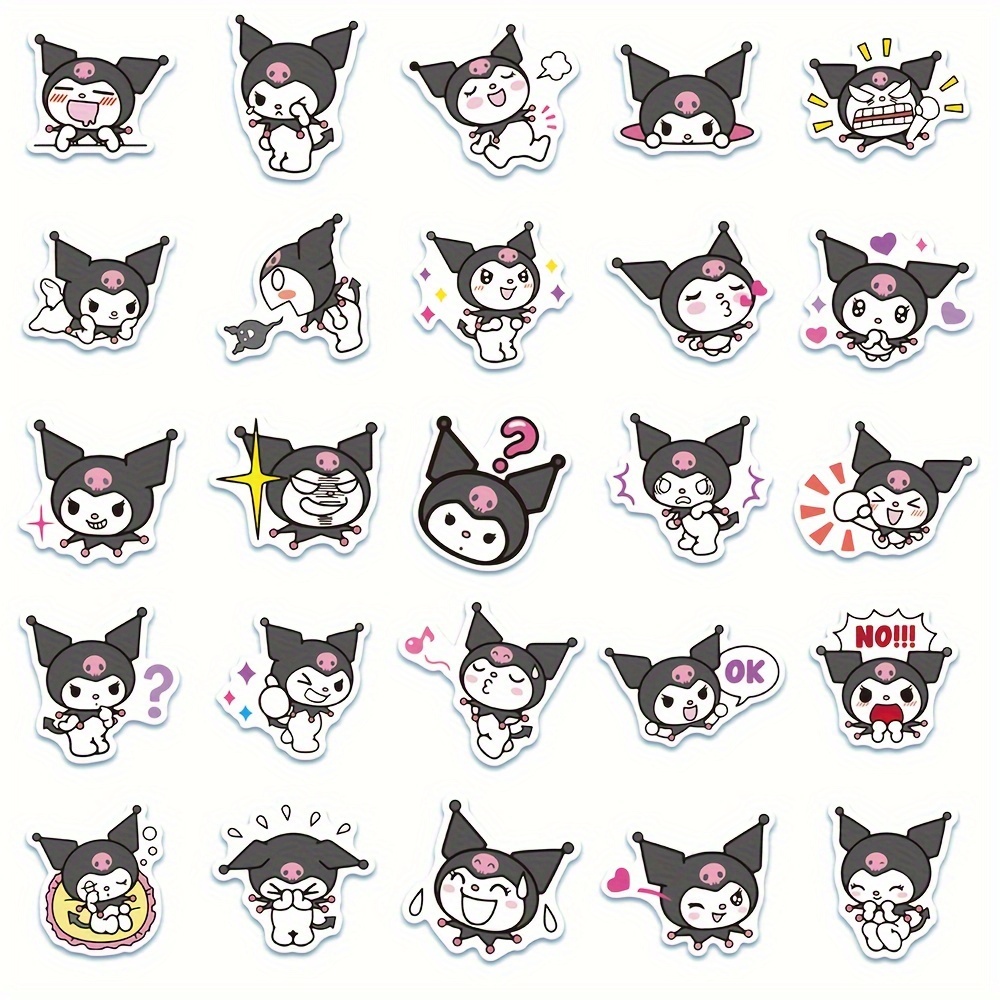 Stickers Kuromi Stickers Laptop Notebook Phone Case - Temu