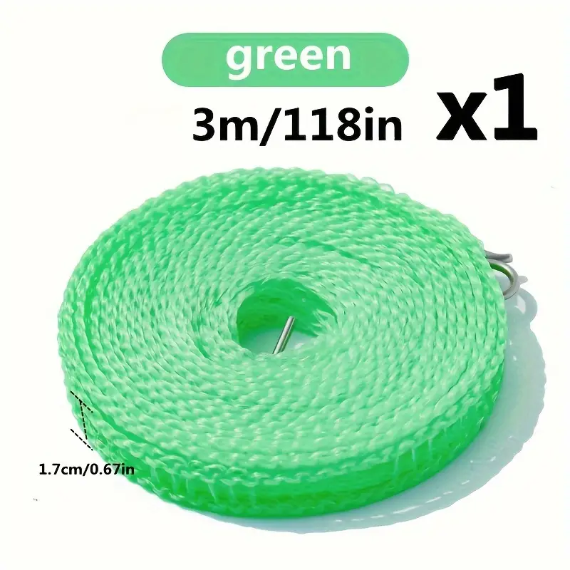 5m 8m 10m Clothesline Hanging Rope Thick Portable Clothesline Non