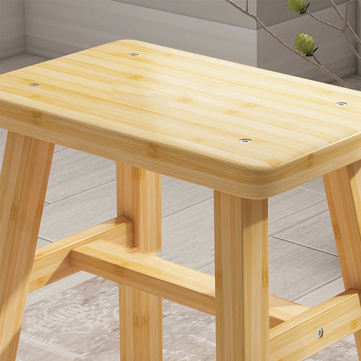 Small discount bamboo stool