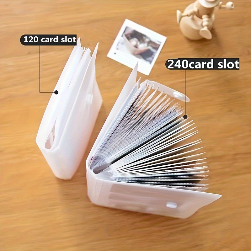 Large Capacity 240 Insert Business Card Holder Id Card - Temu