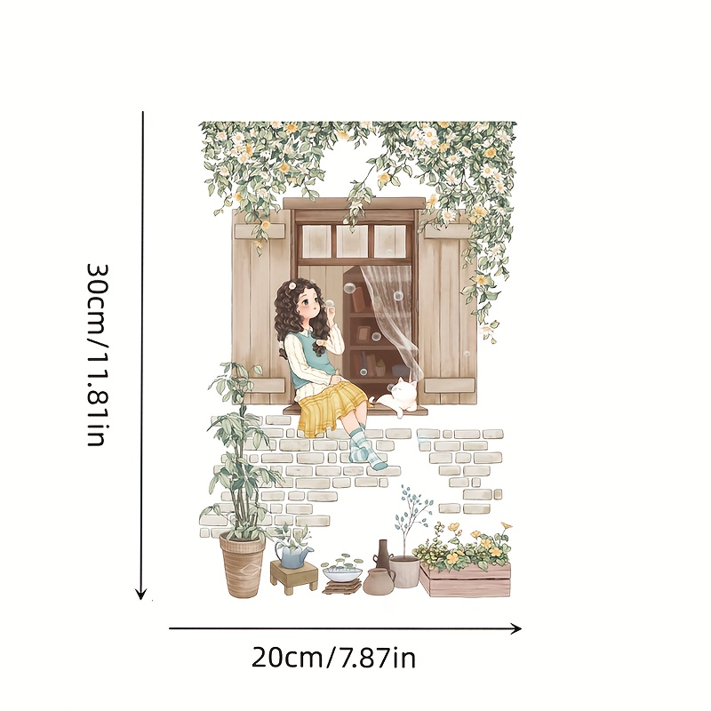 Home Decor Wall Sticker Toilet Sticker Bathroom Toilet Lid Sticker