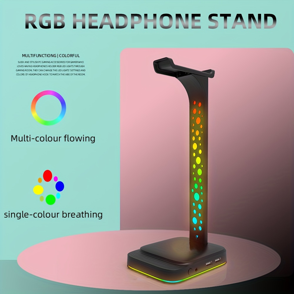 LED headset stand