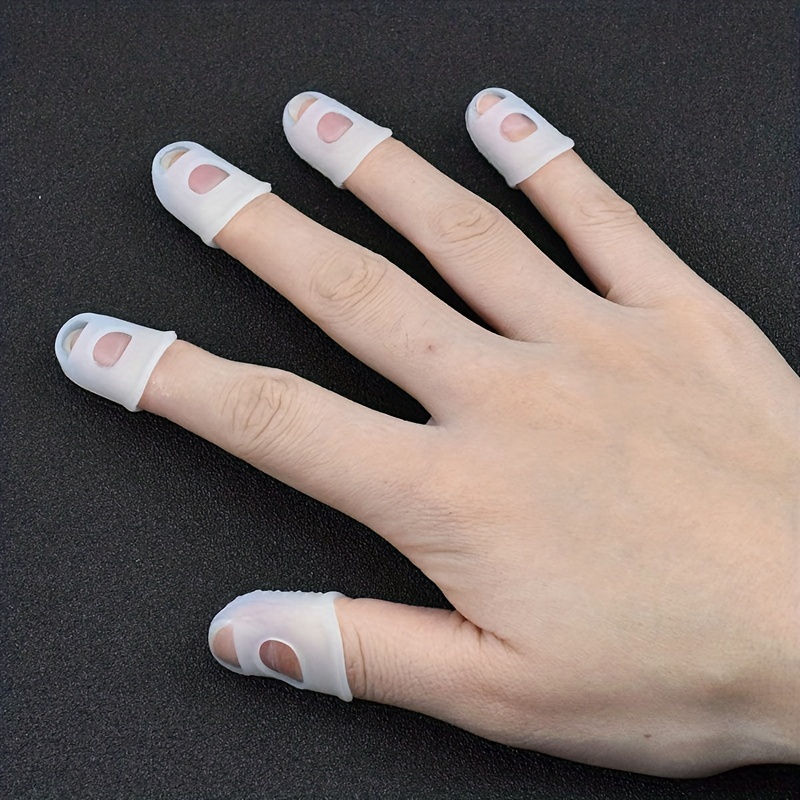 Silicone Finger Guards Fingertip Protectors For Ukulele - Temu