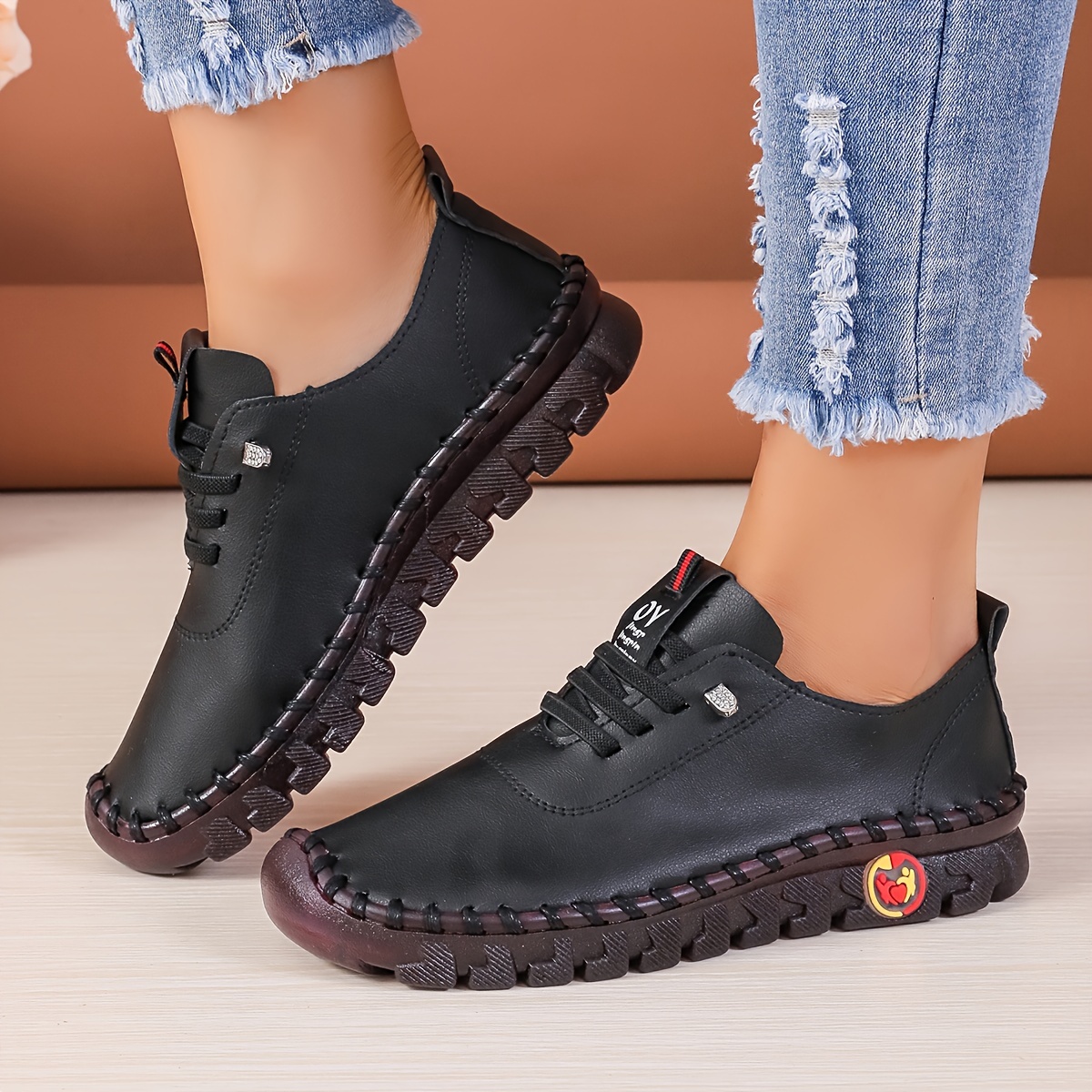 Comfy Sneakers Black Trainers Comfy READY STOCK Women's