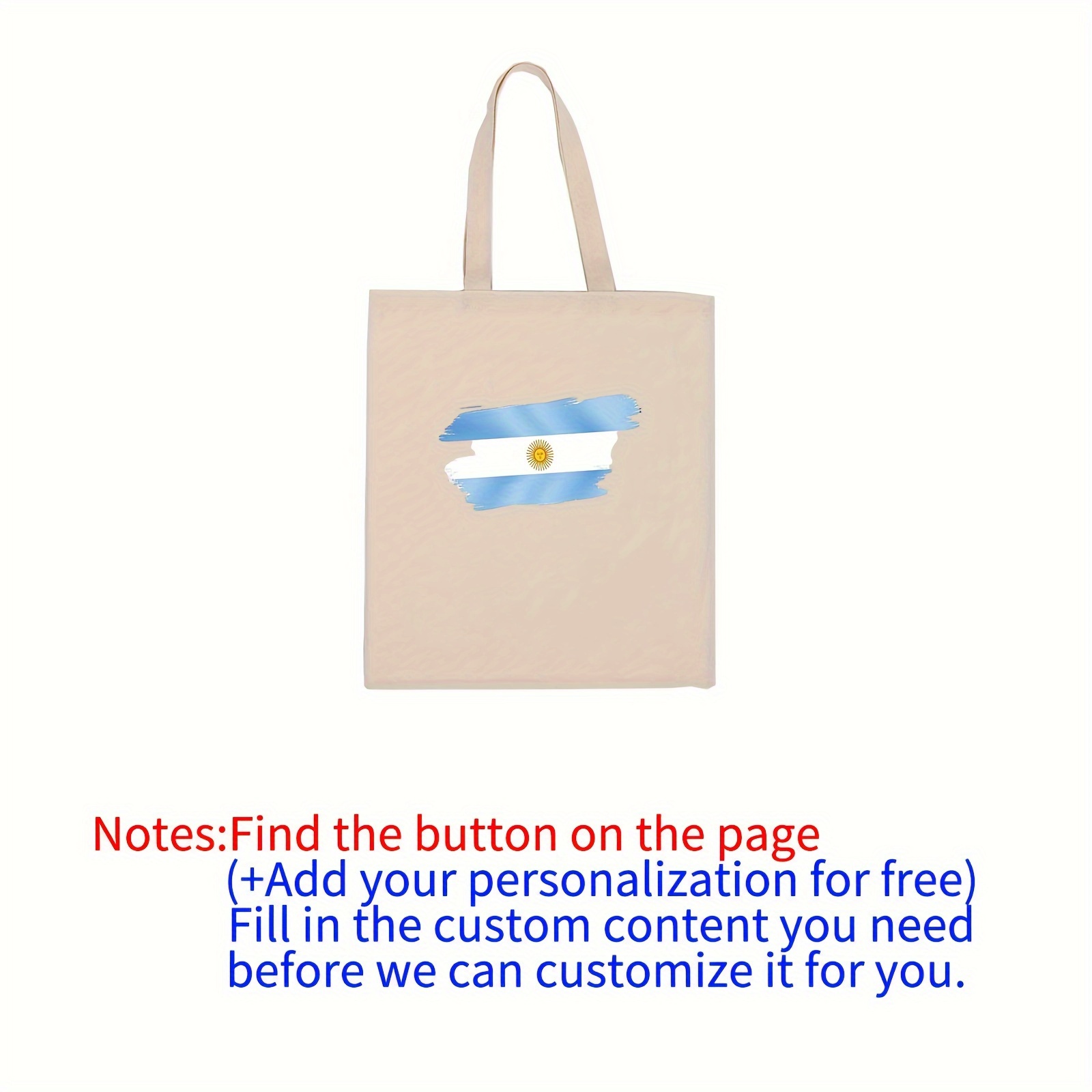 1pc Bolsa De Lona Personalizada Con La Bandera De Islandia - Temu