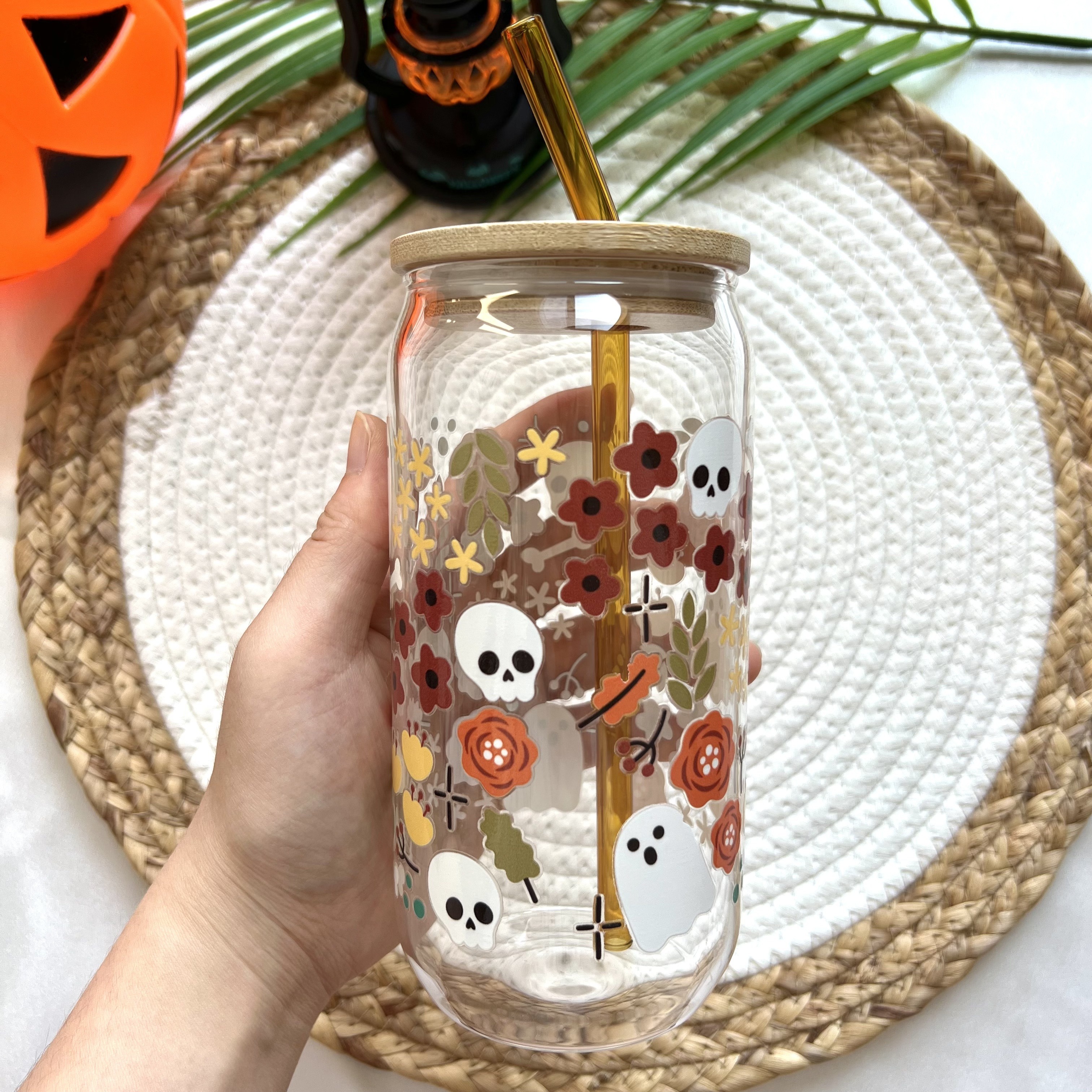 Mason Jar Drink Glasses for Halloween