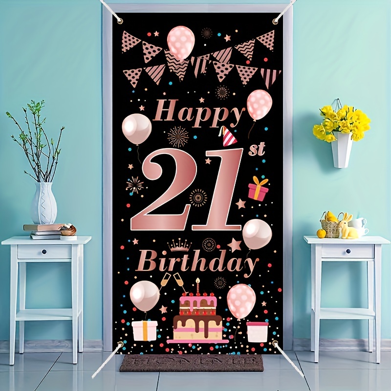 21st birthday banner ideas