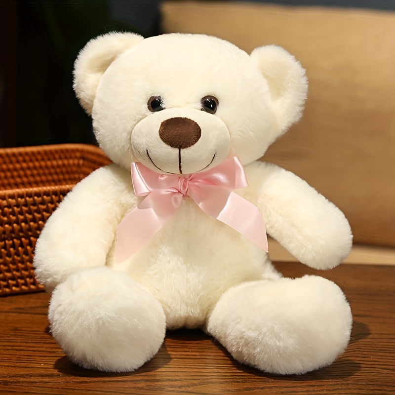 Bow Tie Bear Cute Teddy Bear Animal Stuffed Plush Toy Home - Temu