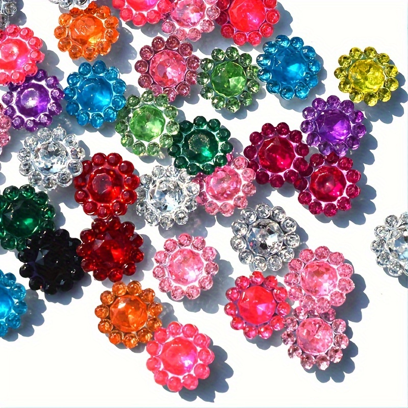 100 Pieces Toy Gems Pirate Treasure Jewels Fake Acrylic Gems Bling  Multicolor Diamonds Plastic Gemstones with a Drawstring Bag for Party Table  Decorations Pirate Party Favors - Super Gemstone