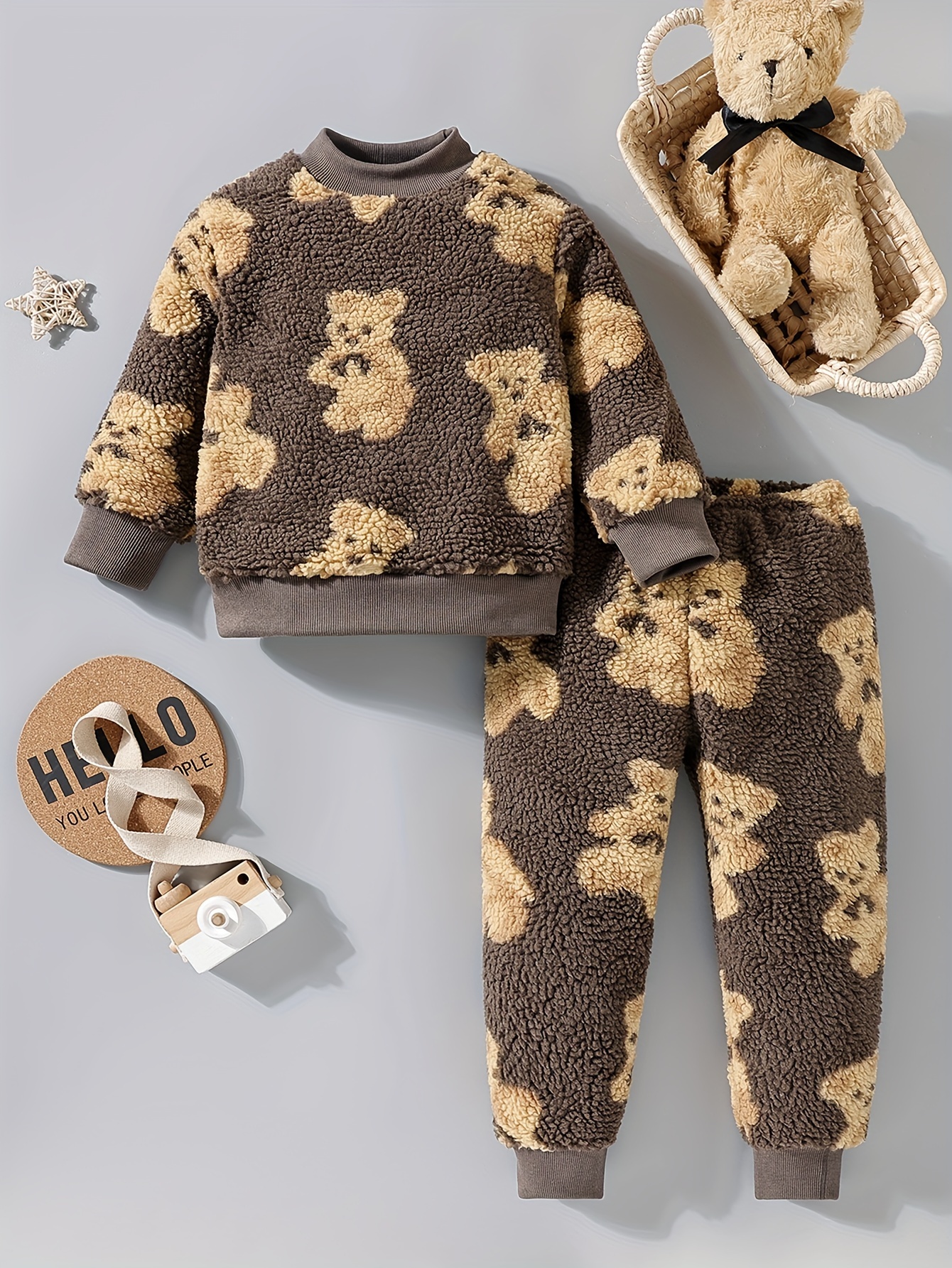 Teddy Bear Toddler Pajama Set