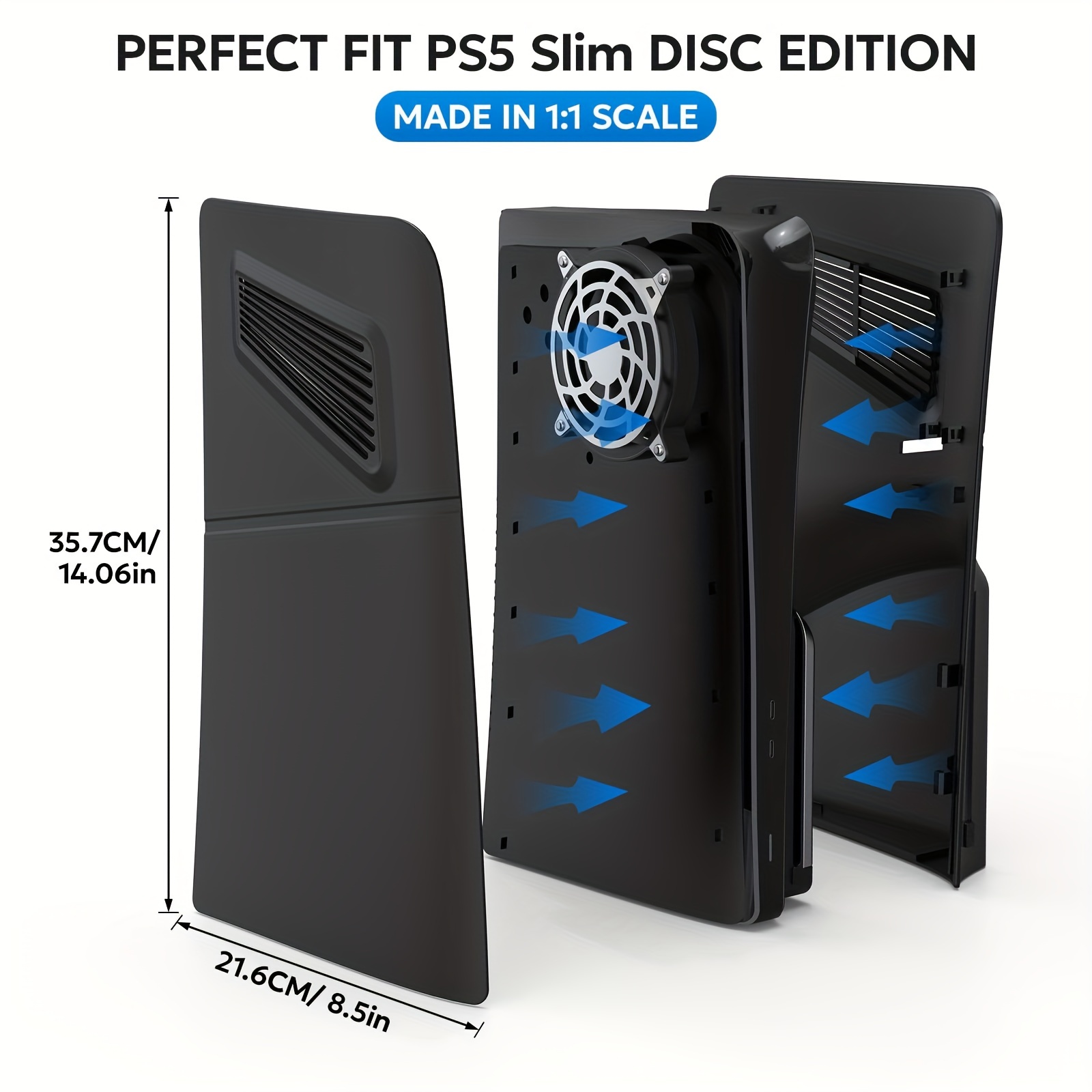 Placas de cubierta Ps5 Slim compatibles con Ps5 Slim Disc Edition