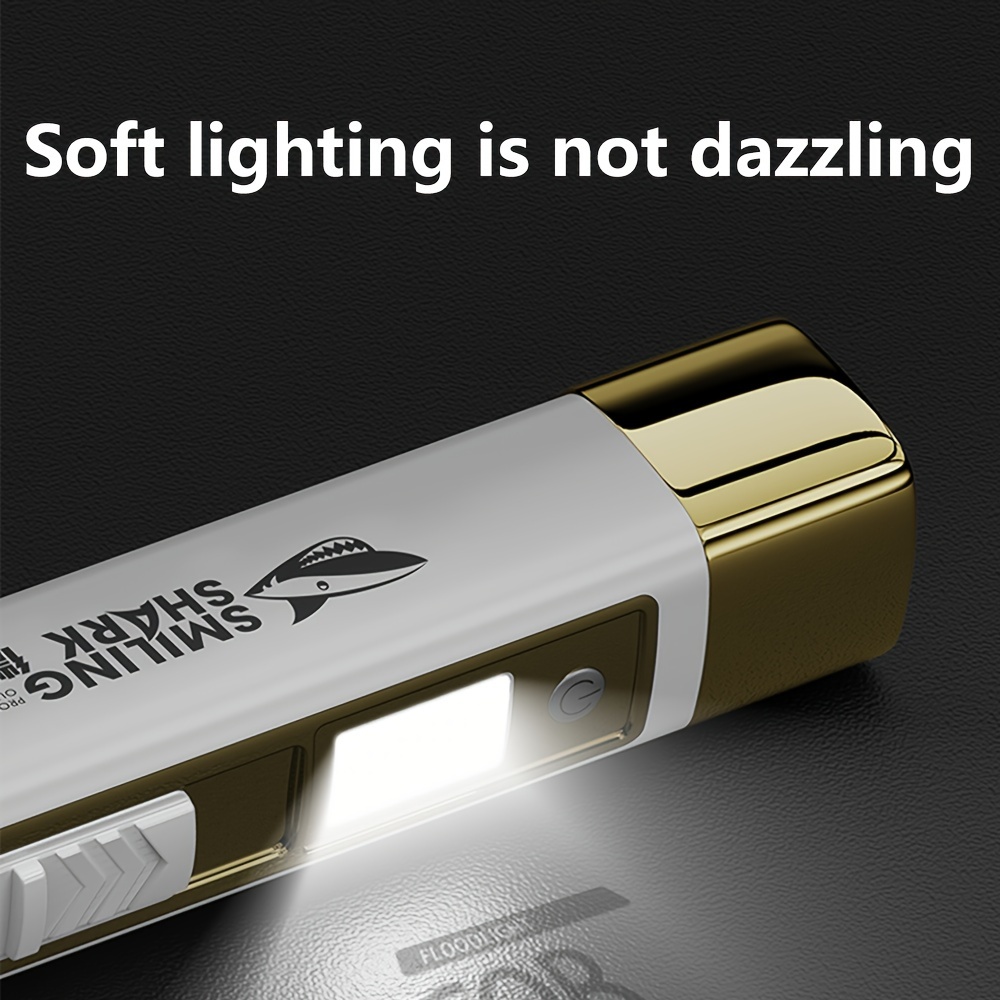 Dy3003 Super Bright Zoomable Flashlight Cob Usb Rechargeable Torchlight  With Power Bank Function For Outdoor Night Fishing Camping Hiking Lighting  - Sports & Outdoors - Temu Mauritius