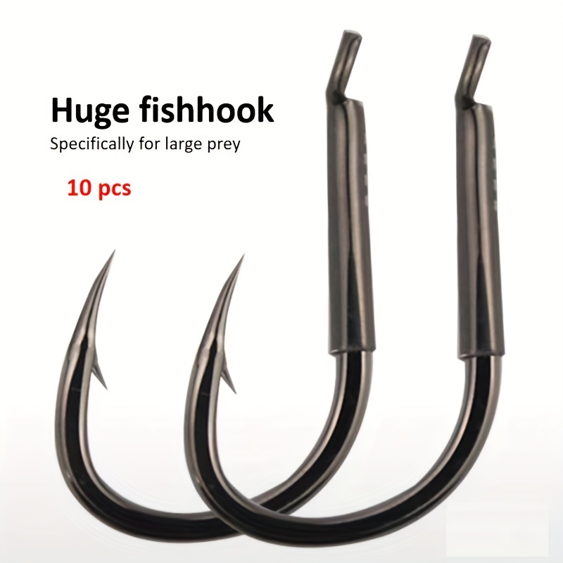 Fish Hooks, Barbed Fish Hooks Smooth Large Pulling Force with Storage Box  for Saltwater for Grass Carp