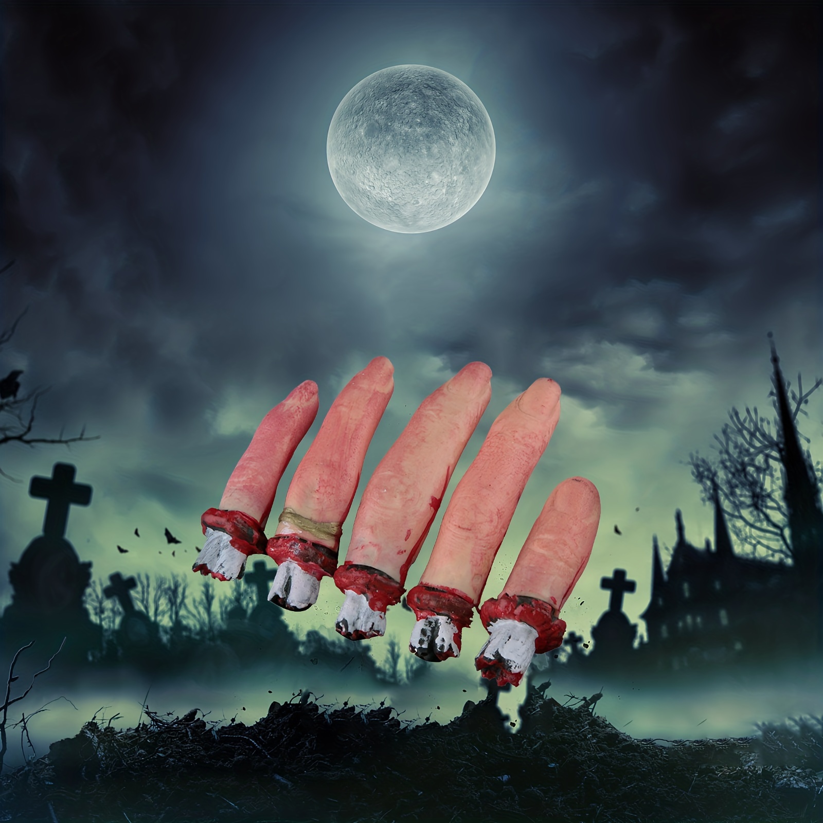 Fake Hand Halloween Toys fake Hand Scary Props Decorations - Temu