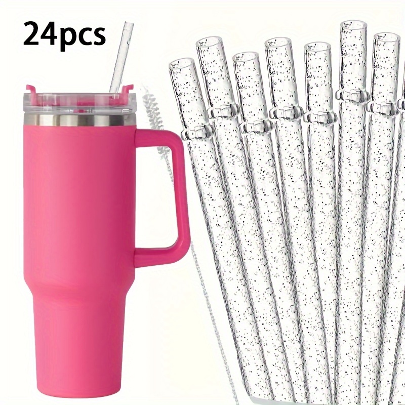 Straw, Replacement Straw For Stanley Cup Accessories, Reusable Straws,  Compatible With Tumbler, Extra Long Straws With Cleaning Brush For  Smoothies, Iced Coffee, Dishwasher Safe, Kitchen Accessaries, Party  Supplies - Temu