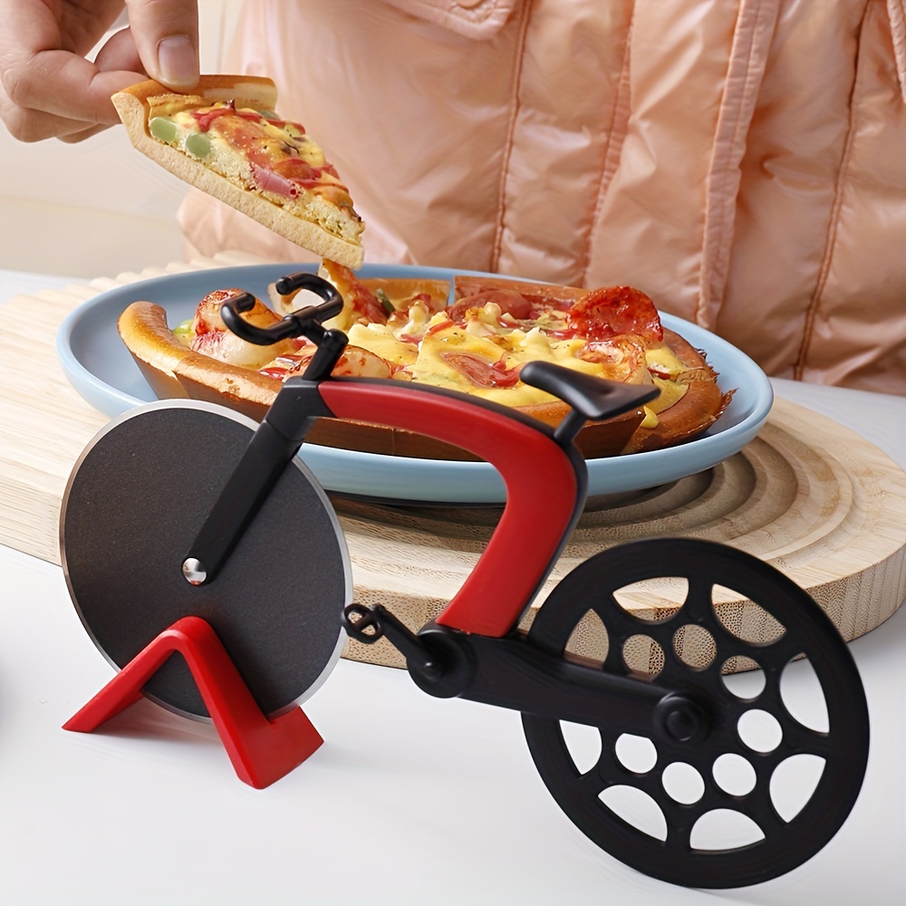 Cortador de pizza premium Rueda cortadora de pizza de acero inoxidable  Fácil de 