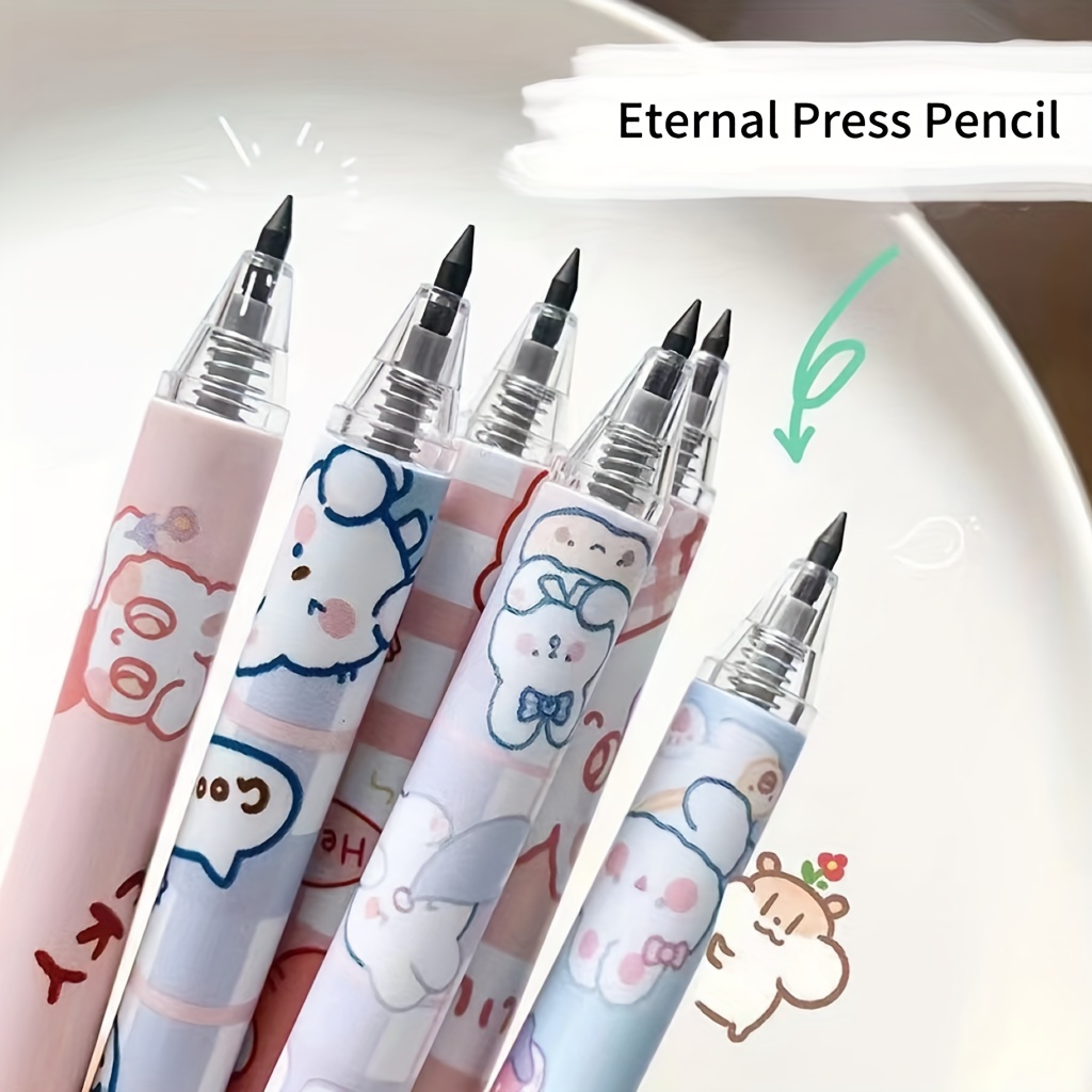 Trousse à crayons Kawaii à double couche, sac à stylos de grande capacité,  boîte à crayons portable de dessin animé, fournitures scolaires pour  étudiants, évaluation stationnaire - AliExpress