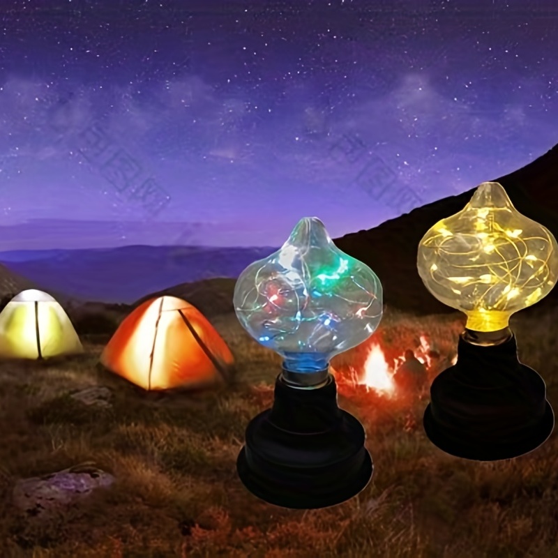 Lumières d'ambiance LED pour tente de camping en plein air, lampes