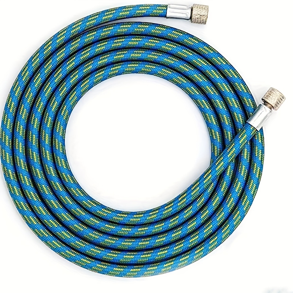 3 m/10ft Nylon Braided Airbrush Hose w/ 1/8 Fitting Ends Air Compressor  Adapter