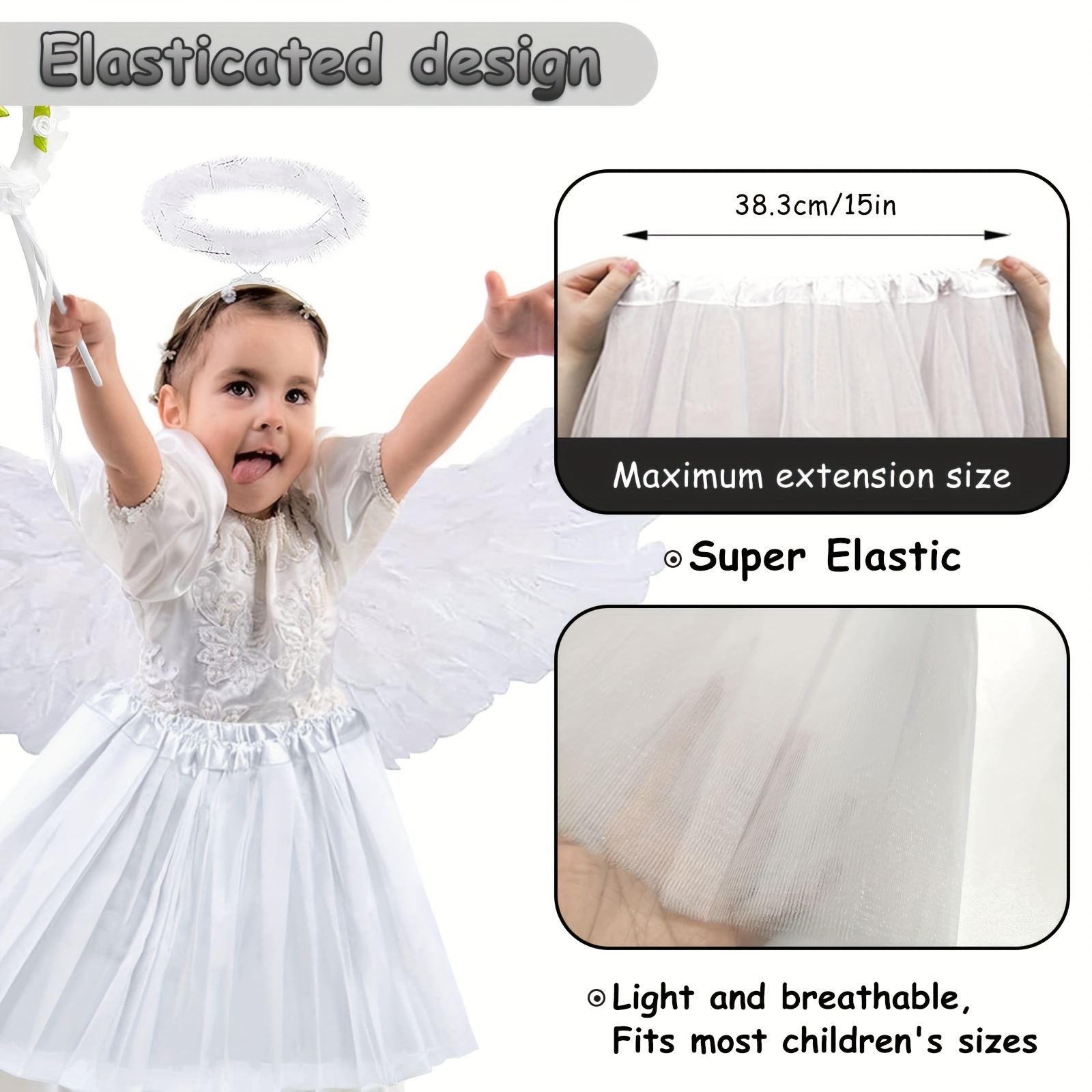Cute New Angel Feather Wings for Baby Child Girls Angel Feather