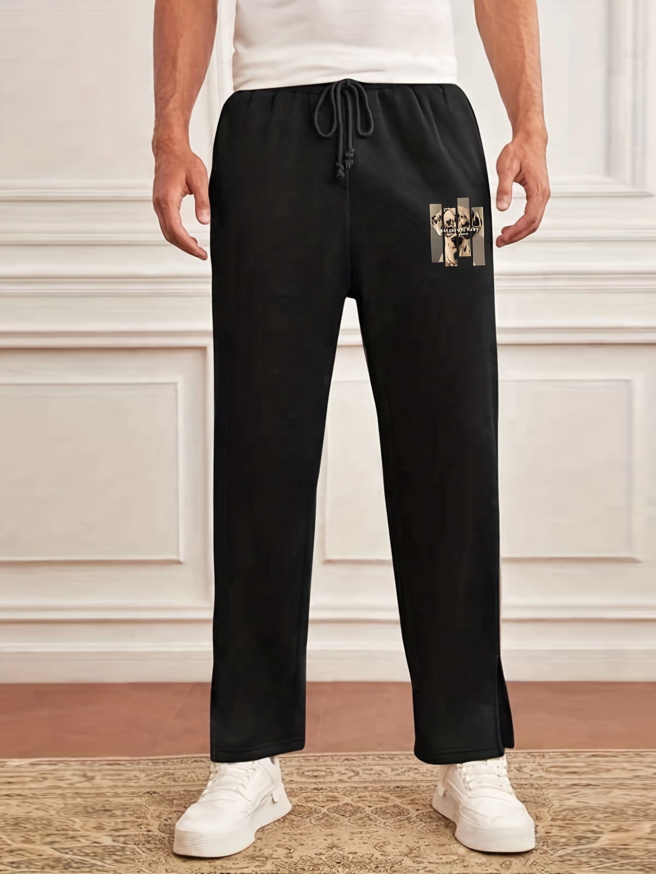 Dolce & Gabbana Men's Pants and Shorts - Black - Sweatpants