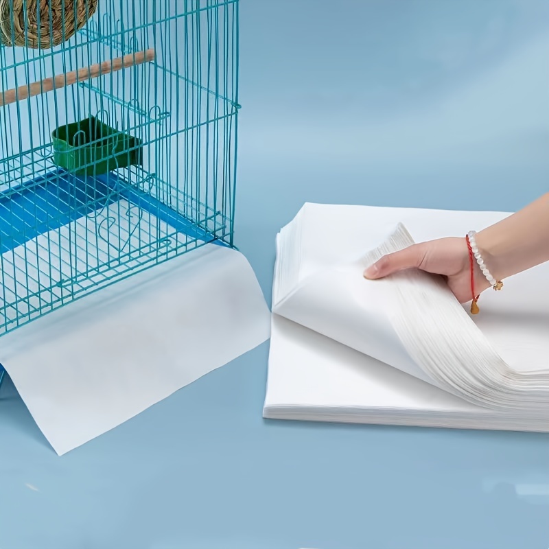 100 Pcs Parrot Pee Mat Disposable Pads Bird Cage Liner Urine Cloth Liners  Feces Paper Mats Non-woven Fabric Pet - AliExpress