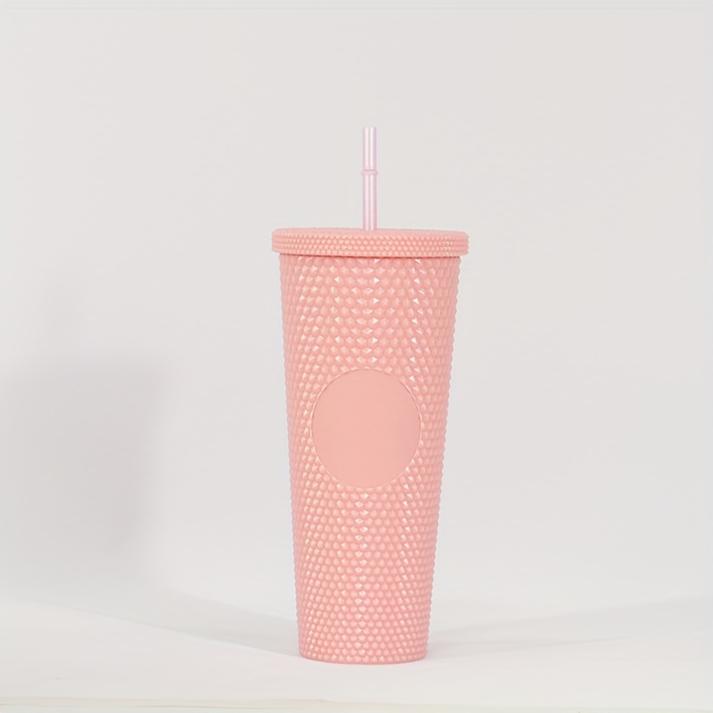 710ml Plastic Straw Water Cup Leakproof Bottle for Outdoor Camping