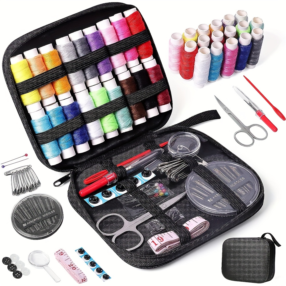 Sewing Kit Basic, Needle and Thread Kit with Sewing Supplies and  Accessories for