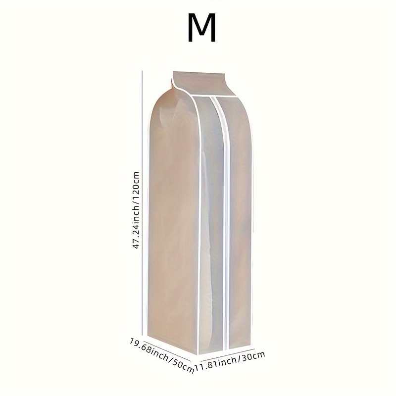 Clothes Frosted Dust Cover, 1pc