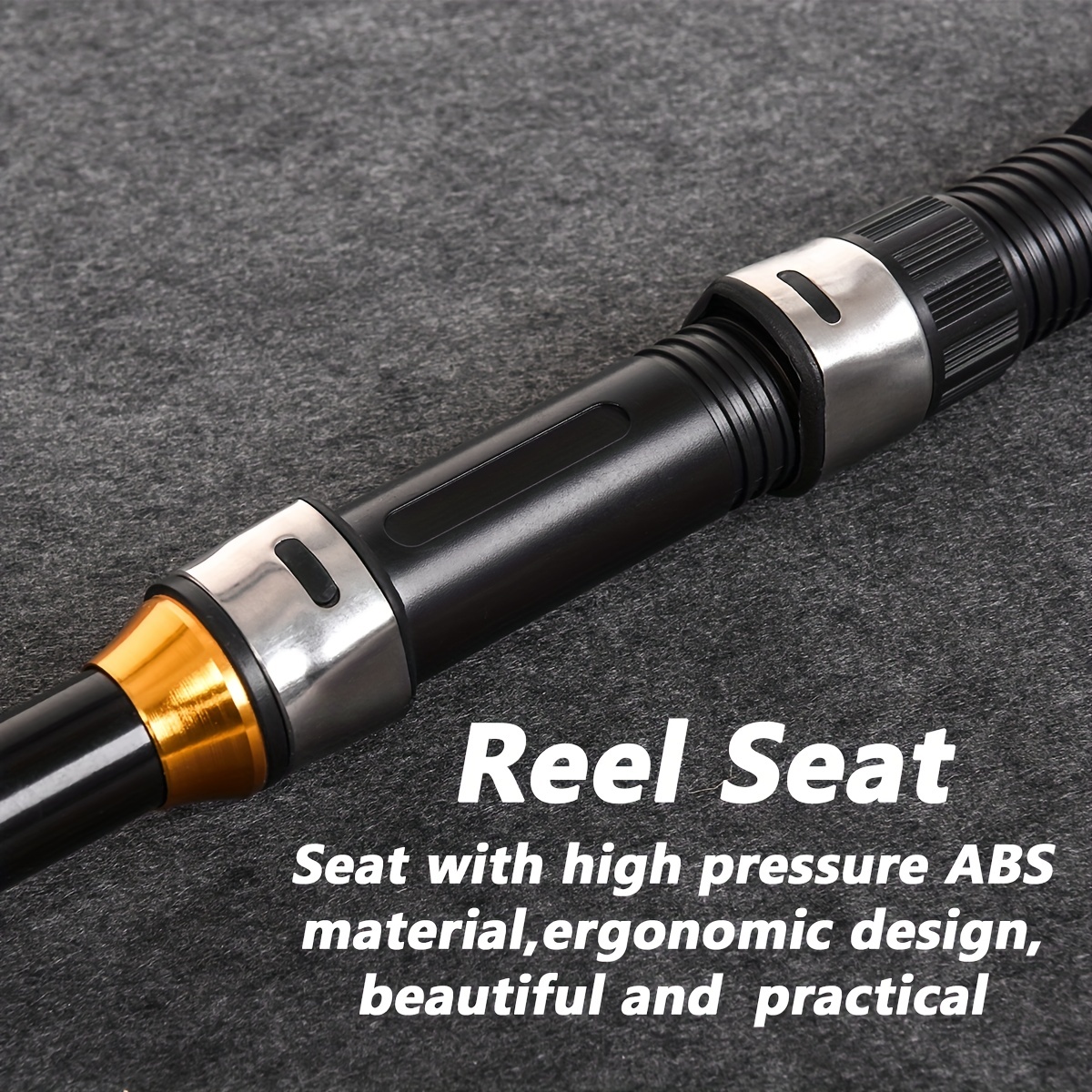 Portable Telescopic Fishing Rod Cnc Machined Reel Seat - Temu