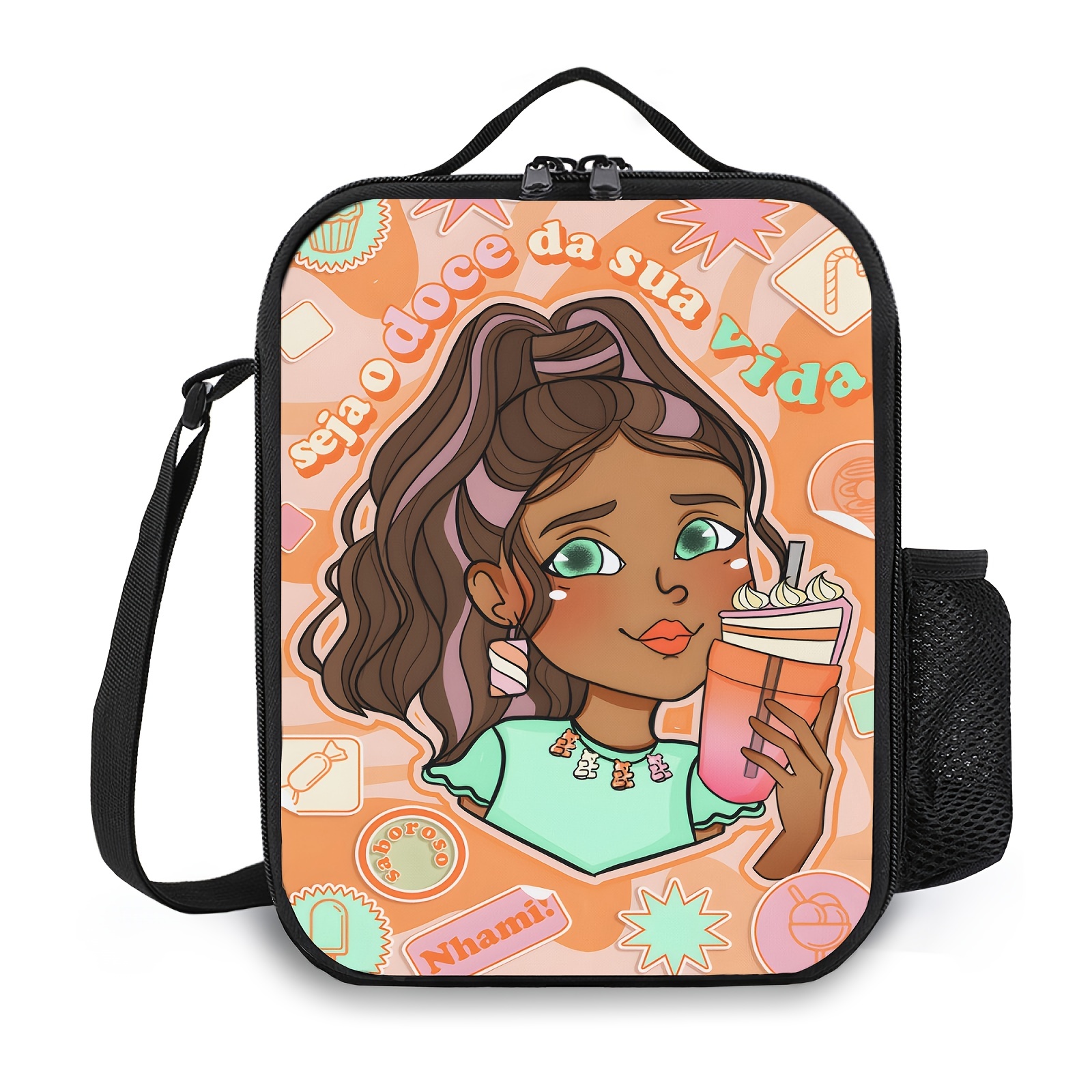 Cute 3d Printed Lunch Bag Ice Pack Multifunctional Outdoor - Temu