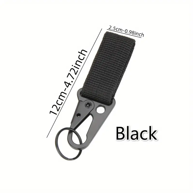 Tactical Key Ring Belt Holder Nylon Hanging Belt Clips - Temu