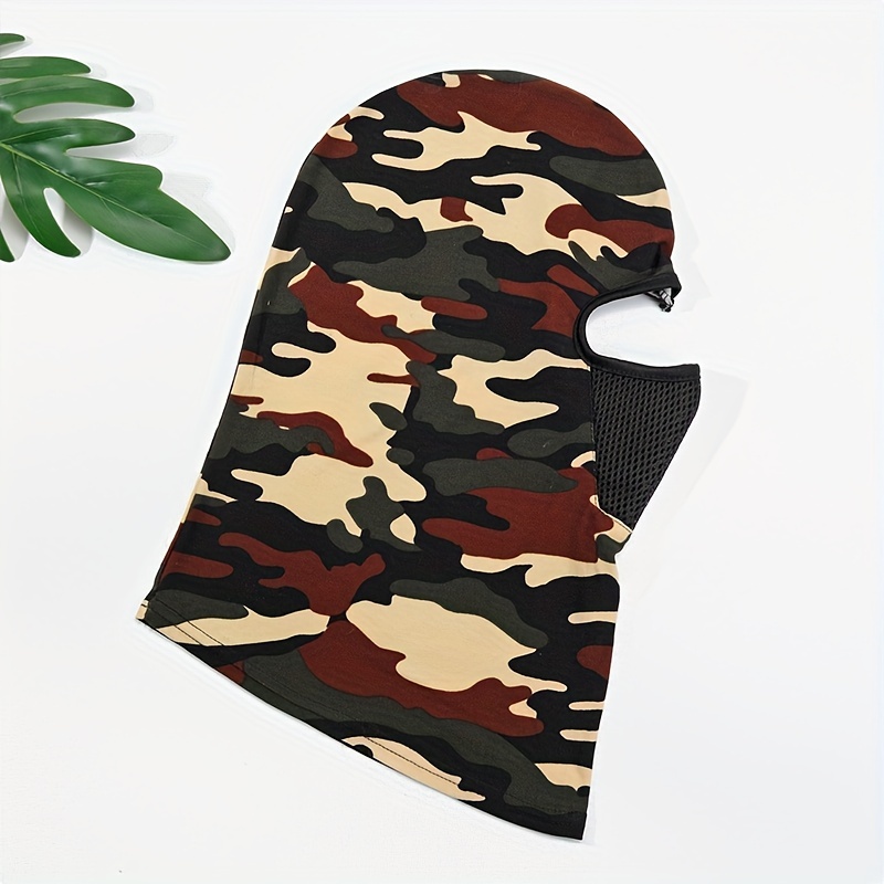 Camouflage Face Mask Unisex Balaclava Uv Protection Breathable