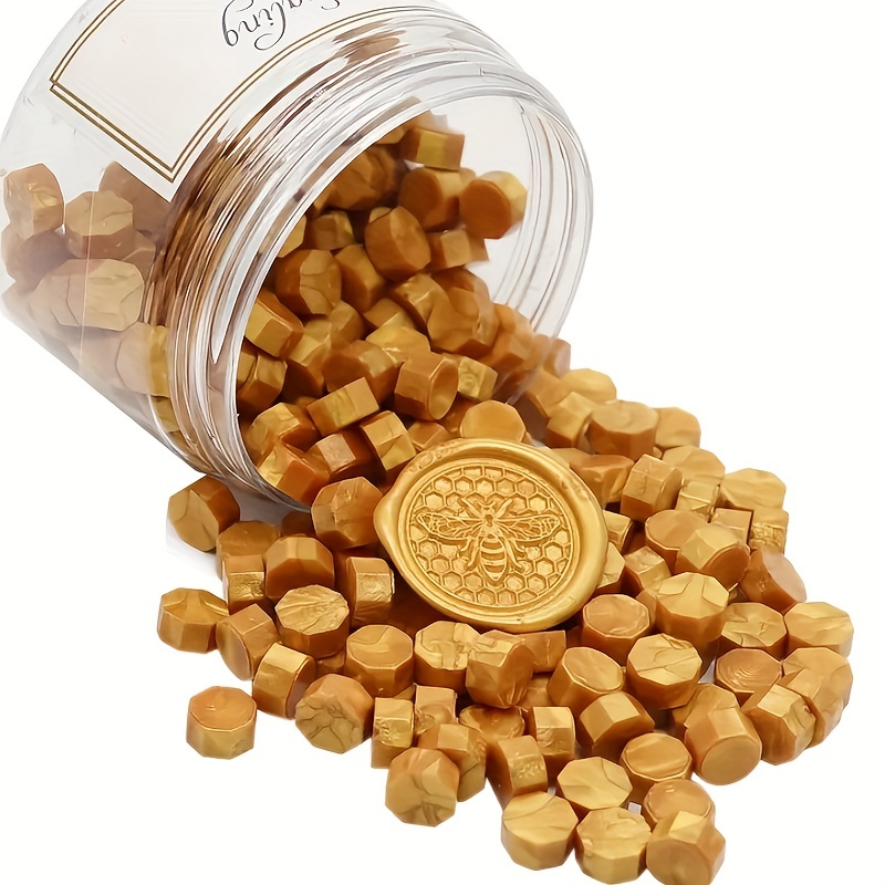 Gold Wax Beads – Wax Plus Seal