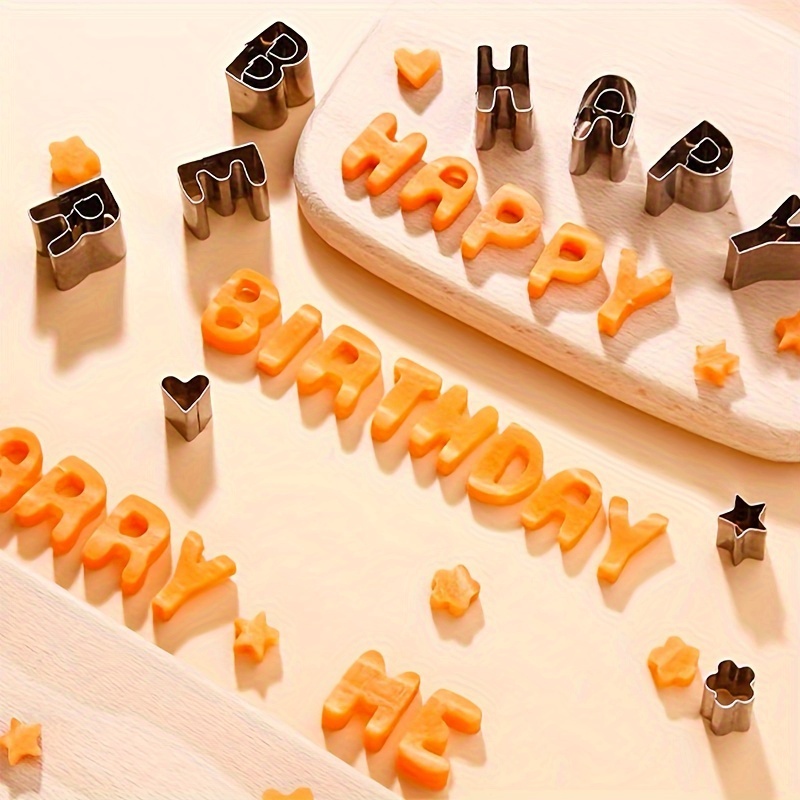 Fondant Letter Cutters with Numbers (40 pcs) - Life Changing Products