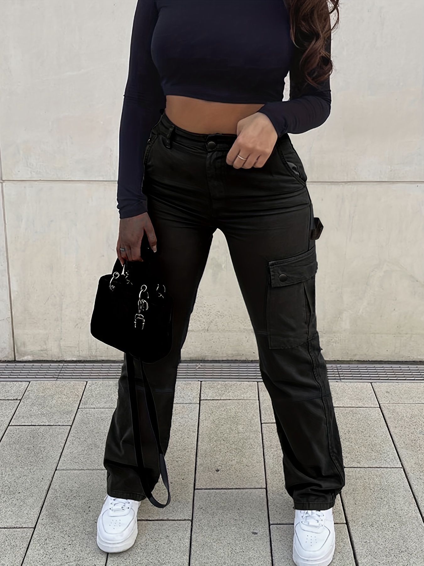 Body Glove Sportswear Women's Cargo Pant in Black