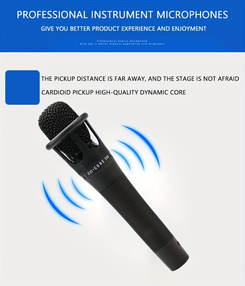 E300 Microphone Filaire Professionnel Pour Chant KTV Concert