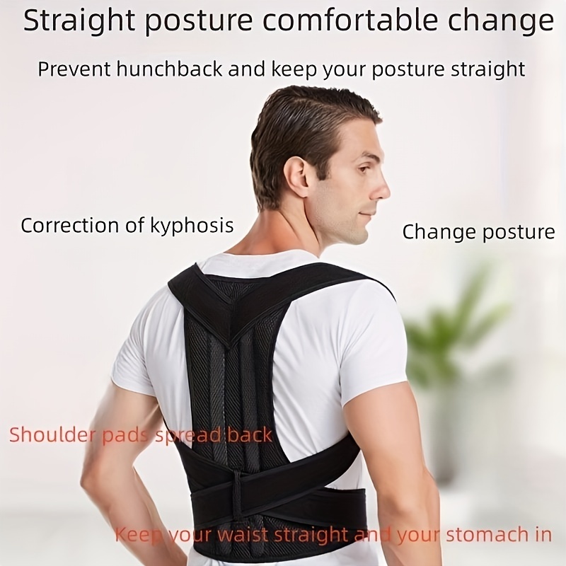 Posture Hunchback Corrector Women Men Adjustable Breathable - Temu