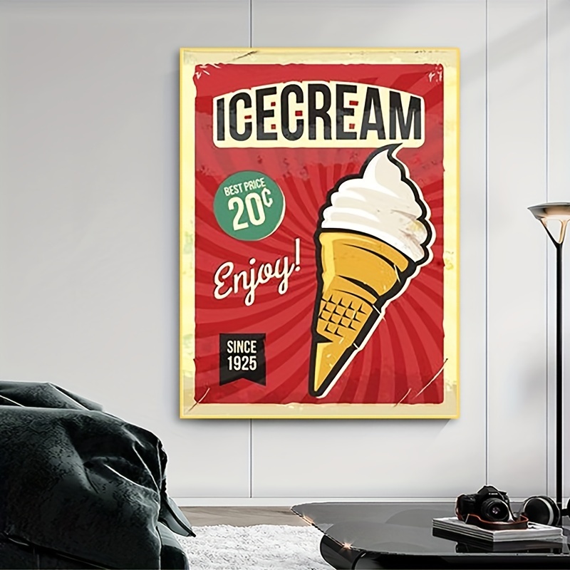 Ice Scream Poster Diamond Painting 