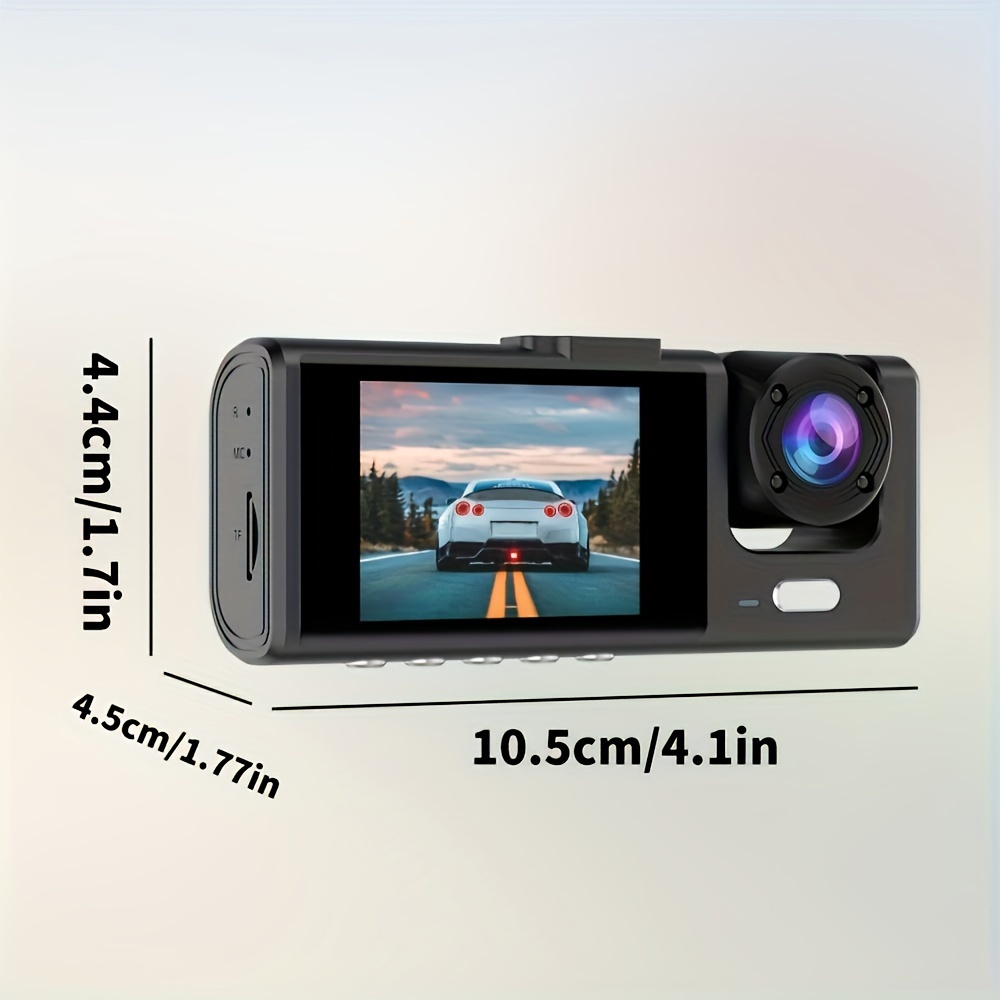 Dash Cam WiFi 2.5K Dual Dash Cam Front and Inside, Parking Mode