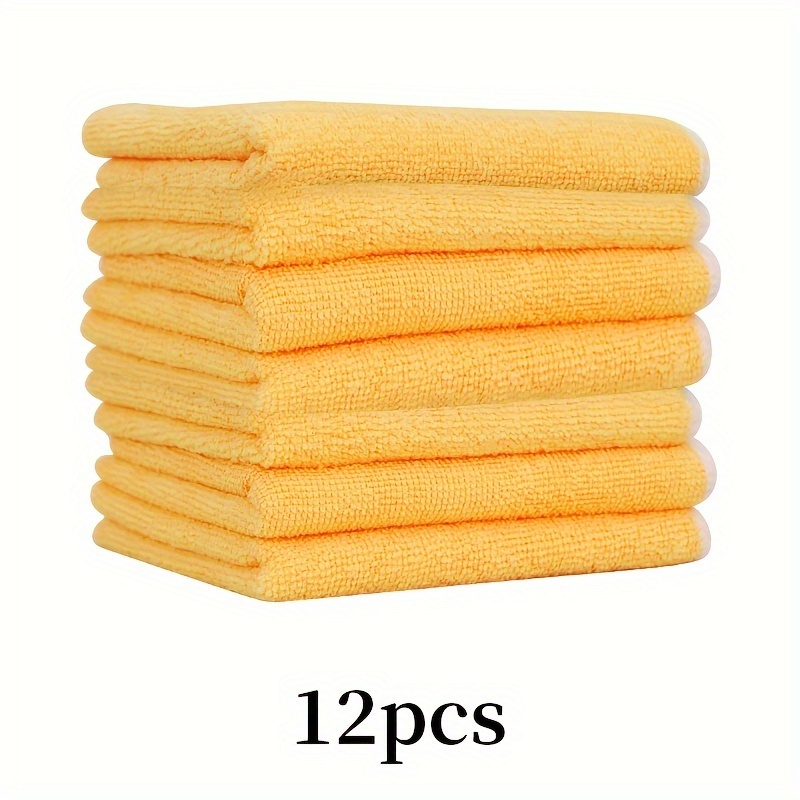 12Pcs Microfiber Multipurpose Cleaning Cloth