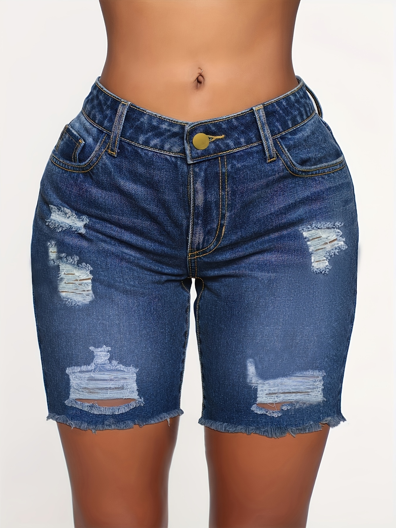 Womens frayed clearance shorts