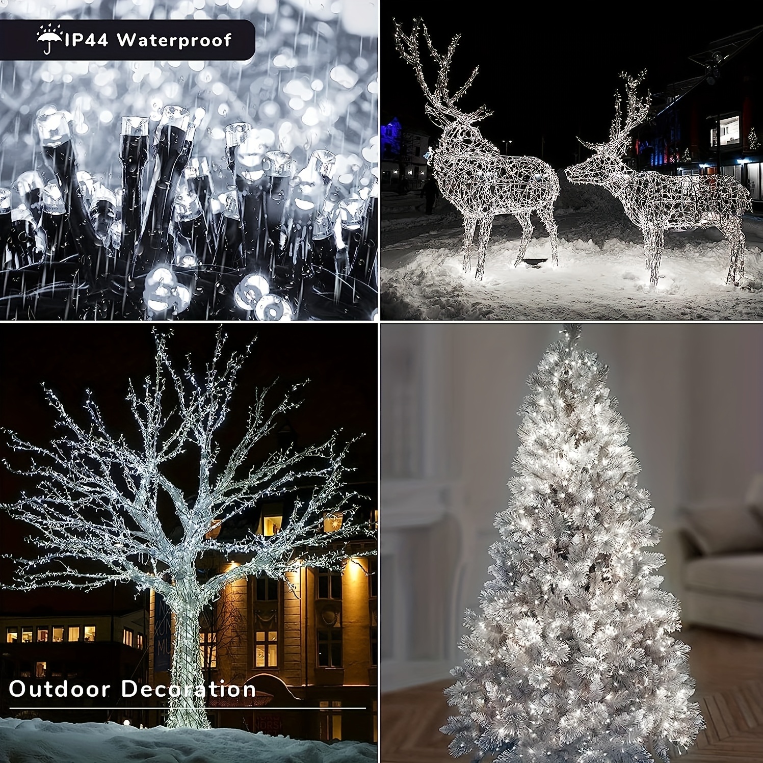 1000 Led Christmas Lights Outdoor String Lights Plug In - Temu